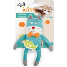 Ozlstor Afp Kitty - Peluş Kedi Turkuaz Yavru Kedi Oyuncak