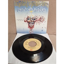 Plakperest Iron Maiden – Can I Play With Madness - 1988 Avrupa Basım 45 Lik Plak