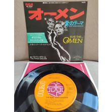 Plakperest The Omen - The New Ambassador / The Piper Dreams - 1976 Japonya Basım Soundtrack 45LIK Plak 2.el