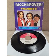 Plakperest Ricchi & Poveri  – M’innamoro Di Te  - 1981  Belçika Basım 45 Lik Plak-2.el
