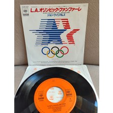 Plakperest Los Angeles 1984 Olympic Fanfare & Theme - John Williams - 1984 Japonya Basım Nadir 45LIK Plak 2.el