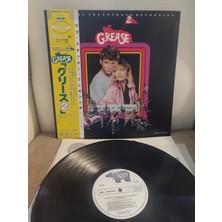 Plakperest Grease 2 - 1982 Japonya Basım - 33LÜK Soundtrack Lp Plak Obi’li 2.el