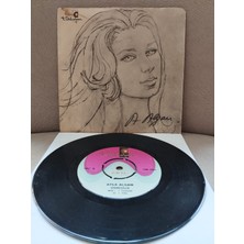 Plakperest Ayla Algan ‎– Koca Öküz / Vermediler  - 1973 Türkiye Basım  45LIK Plak-2.el