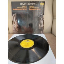 Plakperest David Oistrach -  Bach / Beethoven – Violinkonzerte Nr.1+2  - 1975 Almanya Basım Lp Plak-2.el