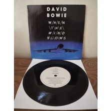 Plakperest David Bowie – When The Wind Blows - 1986 Ingiltere Basım  45LIK Plak-2.el