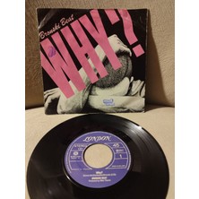 Plakperest Bronskı Beat - Why?  / Cadillac Car - 1984 Almanya Basım 45 Lik Plak 2.el