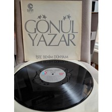Plakperest Gönül Yazar – Işte Benim Dünyam -  1983 Türkiye  Basım Albüm - 33 Lük Lp Plak -Dönem Plak