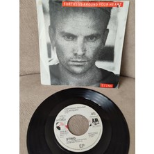 Plakperest Stıng - Fortress Around Your Heart - 1985 Hollanda 45 Lik Plak 2. El