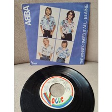 Plakperest Abba - Winner Takes It All - 1980 Fransa Basım 45 Lik Plak 2. El