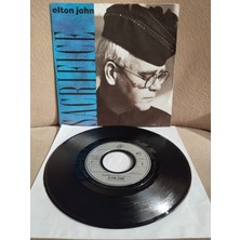 Plakperest Elton John – Sacrifice - 1989 Almanya Basım 45 Lik Plak-2.el