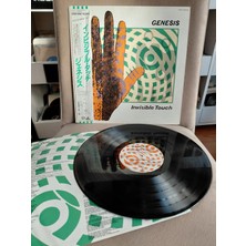 Plakperest Genesis – Invisible Touch  - 1986 Japonya Basım 33 Lük Lp Albüm Plak -Obi’li-2.el