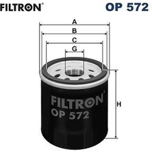 Filtron Fıltron OP572 - Yağ Filtresi C1-P107 1.0-Corolla 1.3-1.3 12V-1.6-1.8 - Avensıs 1.6-1.8-Yarıs 1.3-1.5-Camry-Carına