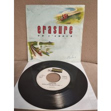 Plakperest Erasure – Oh L’amour - 1986 Belçika Basım 45 Lik Plak