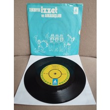 Plakperest Tek Bıyık Izzet ‎– Yanlarım Ağrıyor / Fasulye - 1970 Türkiye Basım  45 Lik Plak