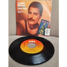 Plakperest Freddie Mercury – Love Kills - 1984 Hollanda Basım 45 Lik Plak