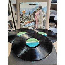 Plakperest Woodstock - Music From The Original Soundtrack And More -  1970 Japonya Basım 3xlp Plak-2.el