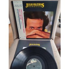 Plakperest Julıo Iglesıas - Momentos 1982 Japonya  Basım 33 Lük Lp Plak Albüm - Obi’li Temiz 2. El
