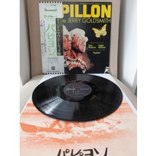 Plakperest Papıllon - Jerry Goldsmith - Soundtrack - 1974 Japonya Basım Lp Plak -Obi’li-2.el
