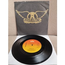 Plakperest Aerosmith – Draw The Line -  1977 Ingiltere Basım 45 Lik Plak