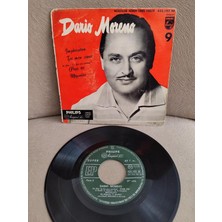 Plakperest Darıo Moreno -  9° Série - 1957 Fransa Basım Nadir Ep Plak (4 Parçalık) 2.el