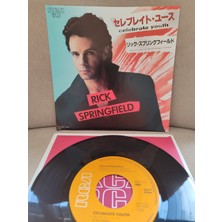 Plakperest Rıck Sprıngfıeld - Celebrate Youth  1984 Japonya Basım 45LIK Plak 2.el