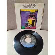 Plakperest Flash And The Pan ‎- Midnight Man - 1985 Hollanda Basım 45 Lik Plak 2.el