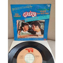 Plakperest Grease Soundtrack - You’re The One That I Want - 45 Lik Plak 1978 Japonya  Basım 2. El