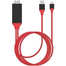 Wishora Store PM-6020 P8M Lıghtnıng To HDMI + USB Çevirici 2 mt Kablo