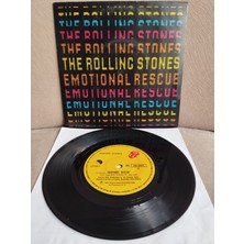 Plakperest Rollıng Stones  –  Emotional Rescue  - 1980  Brezilya Basım 45 Lik Plak - 2. El