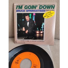 Plakperest Bruce Sprıngsteen  - I’m Goin’ Down 1985 Japonya Basım 45LIK Plak Temiz 2. El