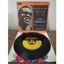 Plakperest Ray Charles  –  What’d I Say -  1959 Japonya Basım 45 Lik Plak-2.el