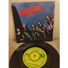 Plakperest Scorpıons - Rock You Like A Hurricane / Coming Home  1984 Ingiltere Basım 45LIK Plak