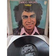 Plakperest Enrıco Macıas - Melisa - 1975 Fransa  Basım Albüm - 33 Lük Lp Plak 2.el