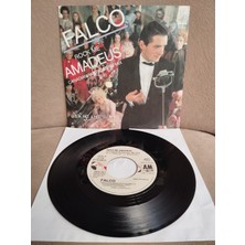 Plakperest Falco – Rock Me Amadeus (Canadian/american ’86 Mix) - 1986  Hollanda Basım 45 Lik Plak