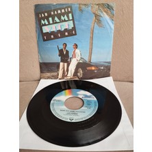 Plakperest Jan Hammer – Miami Vice Theme  - 1985  Almanya Basım 45 Lik Plak