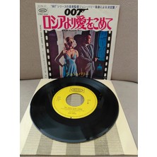 Plakperest John Barry  –  From Russia With Love / James Bond Theme  - 1971 Japonya Basım 45LIK Plak-2.el