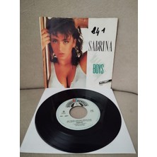 Plakperest Sabrına -  Boys (Summertime Love) -  1987 Hollanda Basım 45LIK Plak