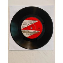 Plakperest Nesrin Sipahi –  Gelsen Bana / Sen Istedin - 1969 Türkiye Basım 45 Lik Plak/kapaksız-2.el