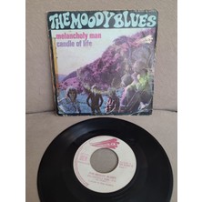 Plakperest The Moody Blues - Melancholy Man - 1970 Fransa Basım  45 Lik Plak - Açıklamayı Okuyunuz