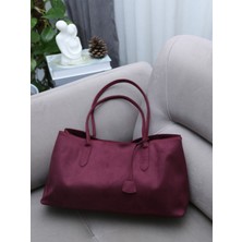 Alvora Süet Mıknatıs Kapama Diaz Kol Çantası