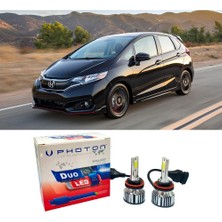 Photon Honda Jazz Uzun + Kısa Far Ampulü H4 Duo Yeni Seri Beyaz 2015-2020