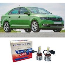 Photon Skoda Rapid Sis Far Ampulü H11 Duo Yeni Seri Beyaz 2013-2019