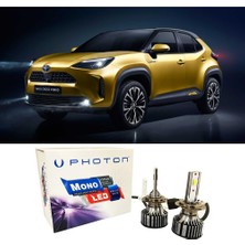 Photon Toyota Yaris Uzun+Kısa Far Ampulü H4 Mono Yeni Seri Beyaz 2020-2023
