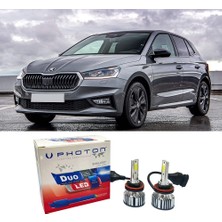 Photon Skoda Fabia Uzun Far Ampulü H7 Duo Yeni Seri Beyaz 2021-2023