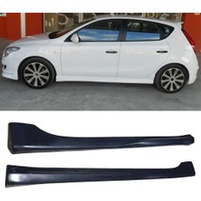 Hasakman Hyundai I30 Yan Marşpiyel Seti Plastik 2 Adet Mat Siyah 2006 2007 2008 2009 2010 2011 2012 Karlık+Ek+Bodykit