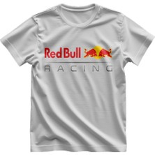 Redbull Racing Baskılı Siyah Beyaz Kaliteli Unisex T-Shirt
