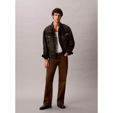 Calvin Klein Jeans Antrasit Erkek Denim Ceket LV04RD707G01G 90S Espresso Black Tr