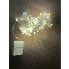 Norino 10M 100 LED Damla Uçlu Gün Işığı Şeffaf Kablo