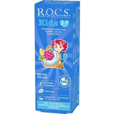 R.o.c.s.kids Diş Macunu 35 ml 3-7 Yaş Meyve Külahı