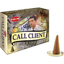 cosangroup Hem Call Client Piramit Konik Tütsü – 12 Paket x 10 Adet (Toplam 120 Konik)